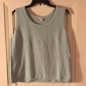 J Jill Tank Sweater light blue size L